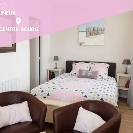 Studio Cosy Les Roses Tremieres 3 Etoiles Centre Plouharnel Proche Mer Exterior foto