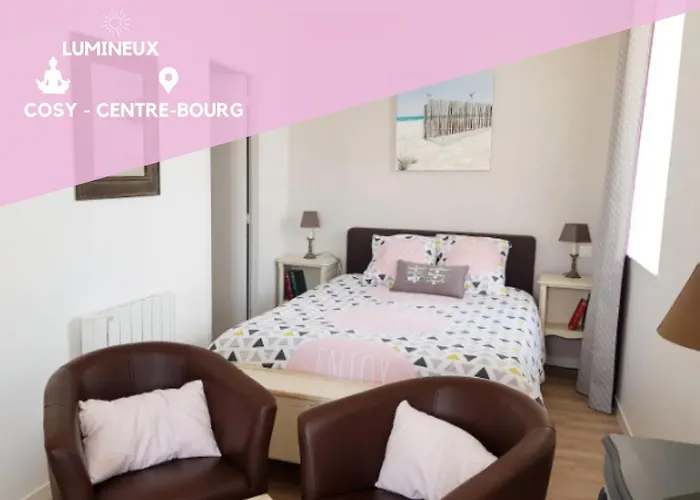 Studio Cosy 3 étoiles centre Plouharnel proche mer
